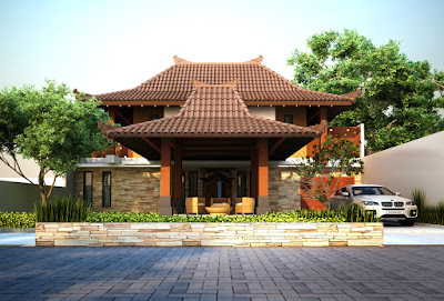 Desain rumah Jawa sederhana