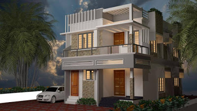 Desain Rumah Modern 2 Lantai