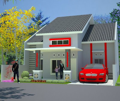 Rumah minimalis tampak depan